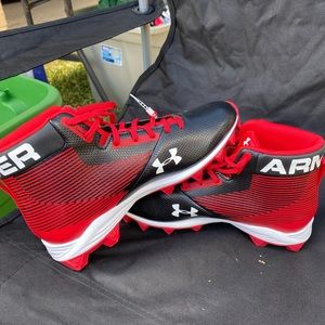 Brand new Boys under armour cleats. Size 6
